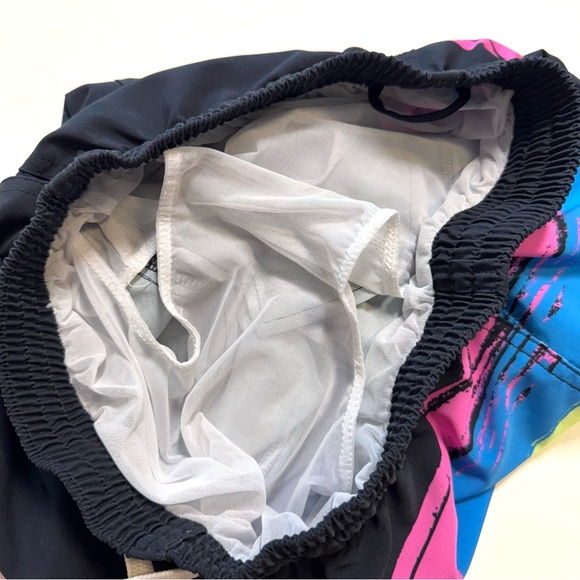 Chubbies Swim Trunks in Living Color 90’s Retro Pull On Men’s Small 7” Inseam - Picture 7 of 9